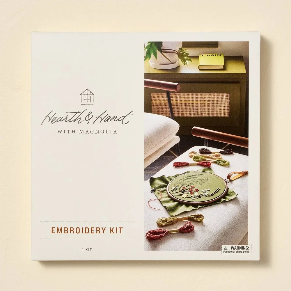 DIY Embroidery Kit - Hearth & Hand Magnolia, Target